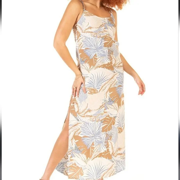 long dress with off the shoulder sleeves High-Slit Chiffon Bridesmaid Dress with Long Sleeves and Waist Pleating